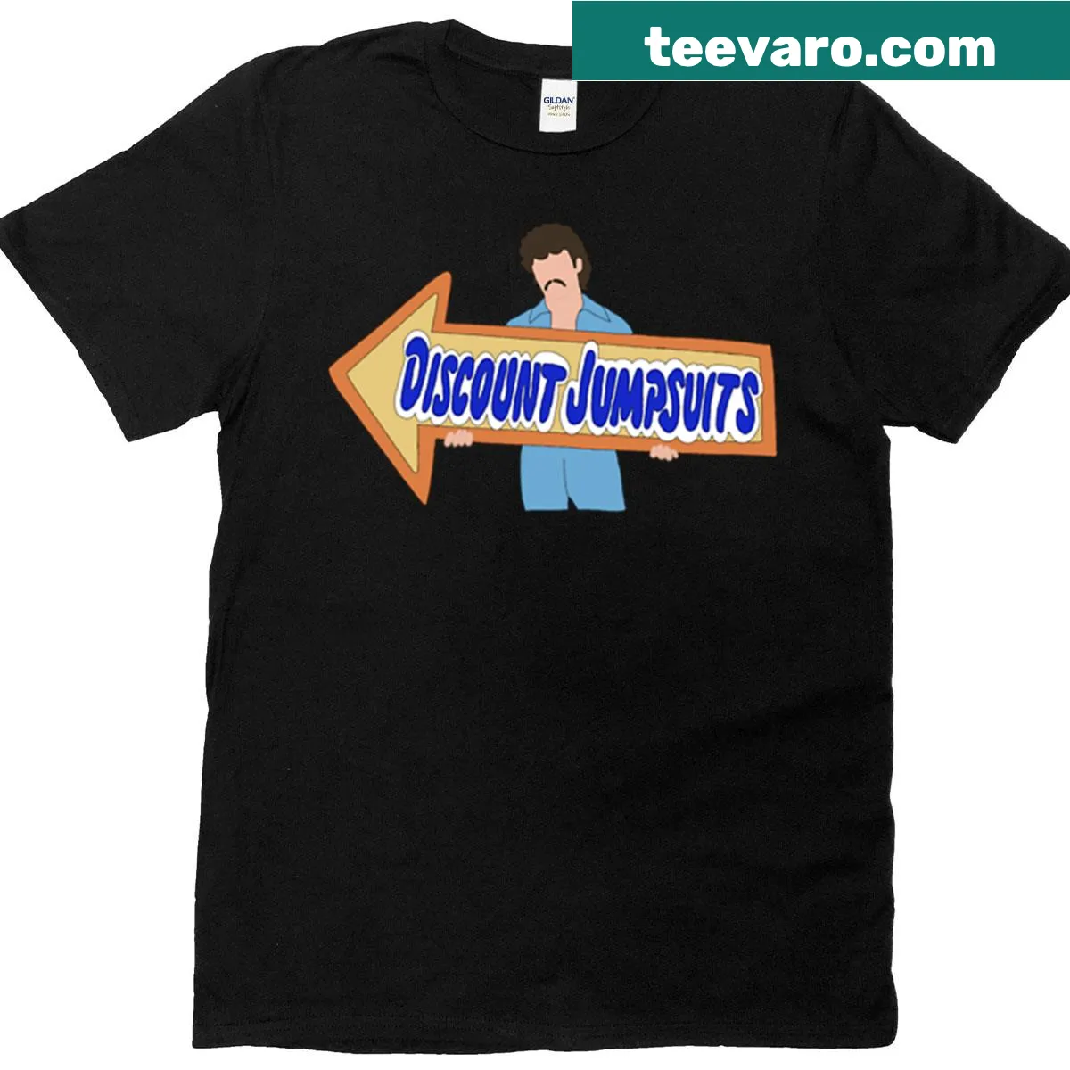 Illustrated Benson Boone Mr Electric Blue T-shirt design — on a men's t-shirt