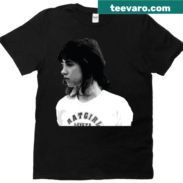 Minimalist vectorized side profile of Clairo T-shirt