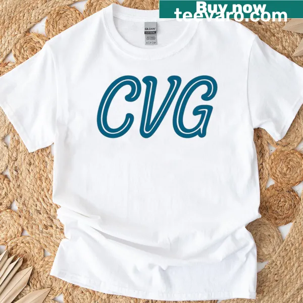 CVG airport code T-shirt with a retro travel design