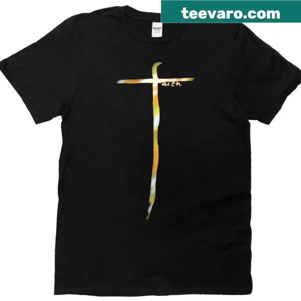 Stylish T-shirt featuring the word 'Faith' in elegant typography