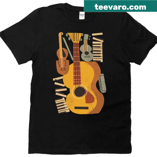 Folk Jam T-shirt with playful typography