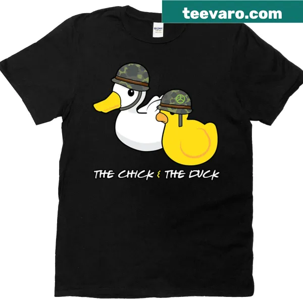 Friends TV show inspired Chick and Duck t-shirt