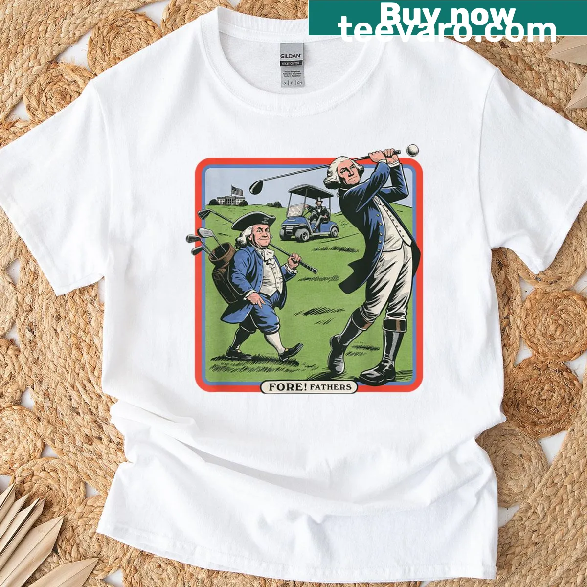 Typographic design celebrating fathers on a T-shirt — on a men's t-shirt