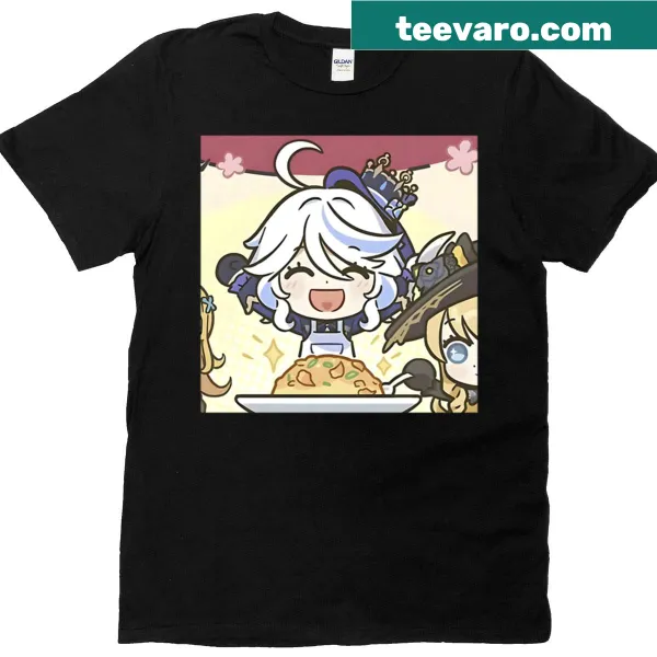 Genshin Impact T-shirt featuring Furina character design