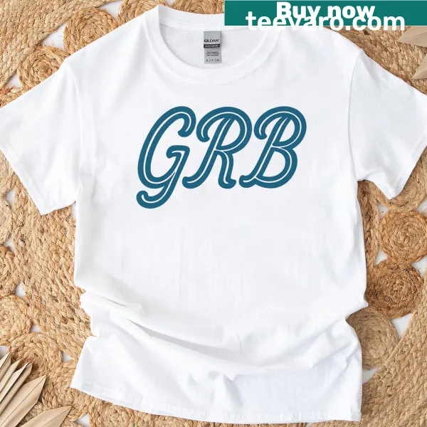 Retro t-shirt featuring airport code GRB for Green Bay, Wisconsin.