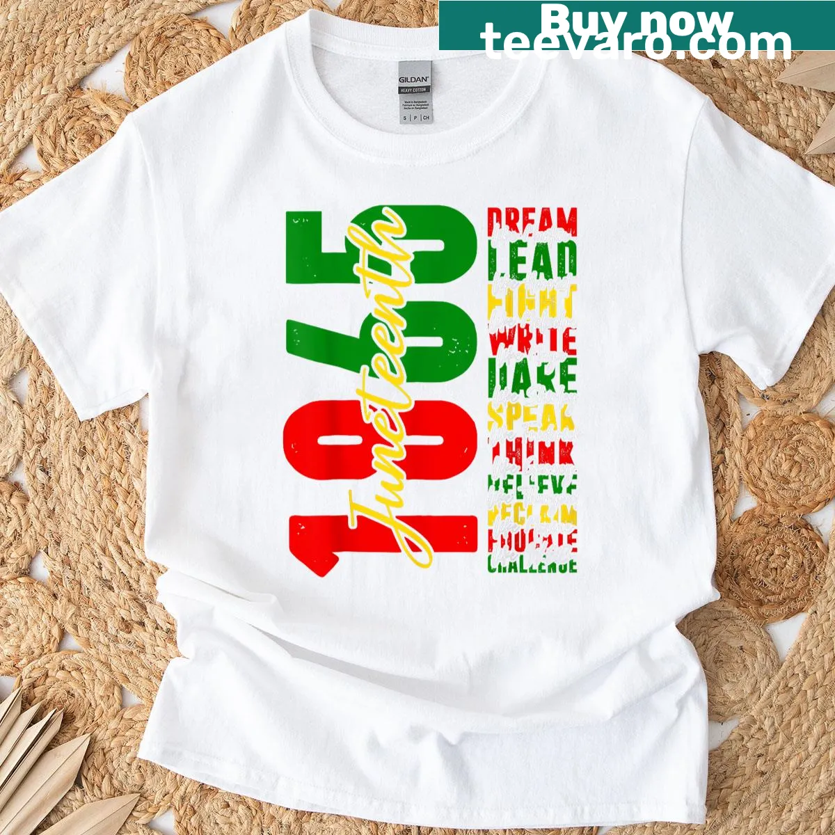 Inspirational T-shirt celebrating leaders and black history — on a men's t-shirt