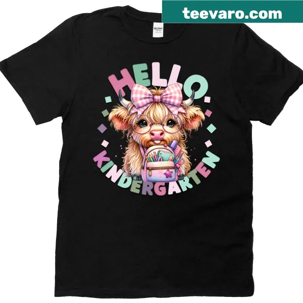 Fun Kindergarten themed t-shirt for kids