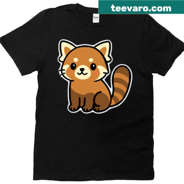 Cute red panda graphic T-shirt