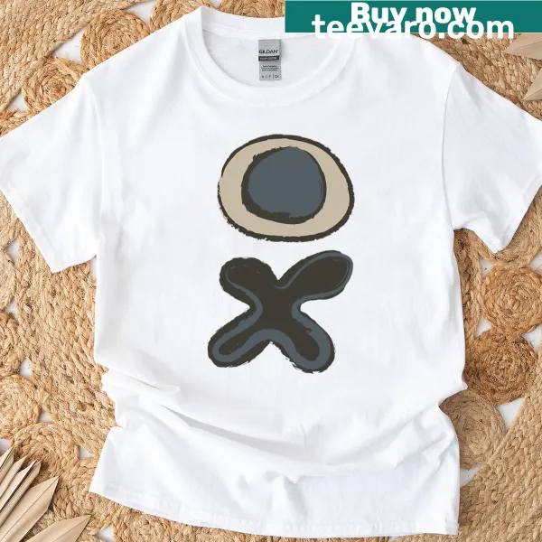 Abstract lavender and clover desert pattern T-shirt