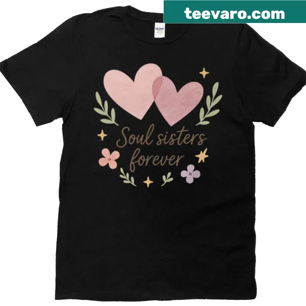 Whimsical watercolor hearts and stars T-shirt