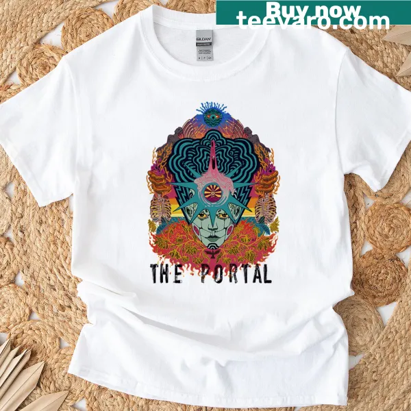 Mysterious portal graphic inviting imagination and adventure