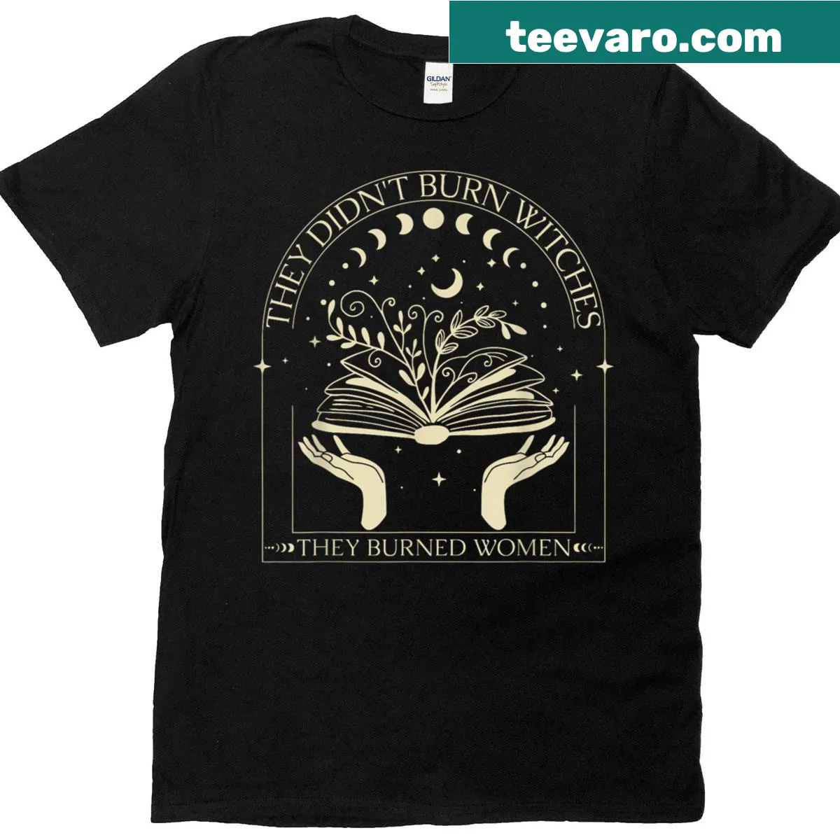 Powerful typography graphic on a Halloween t-shirt — on a men's t-shirt