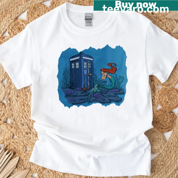 T-shirt featuring an illustrated underwater scene