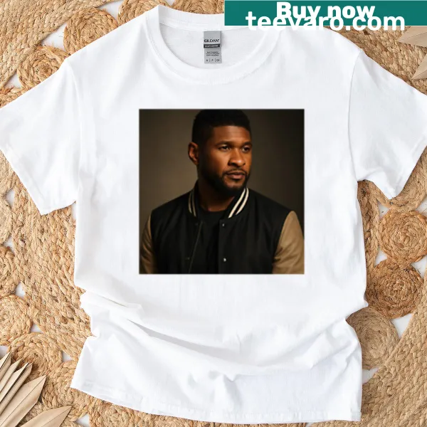 Illustration of iconic entertainers on a T-shirt
