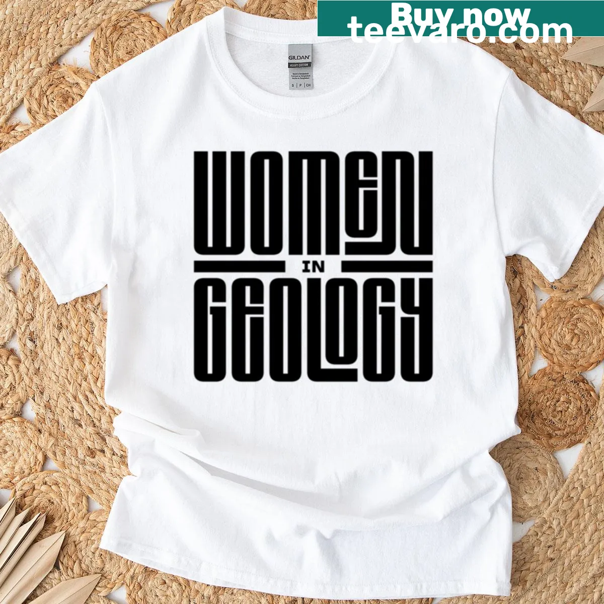 Geology-themed illustration on a Women's T-shirt — on a men's t-shirt