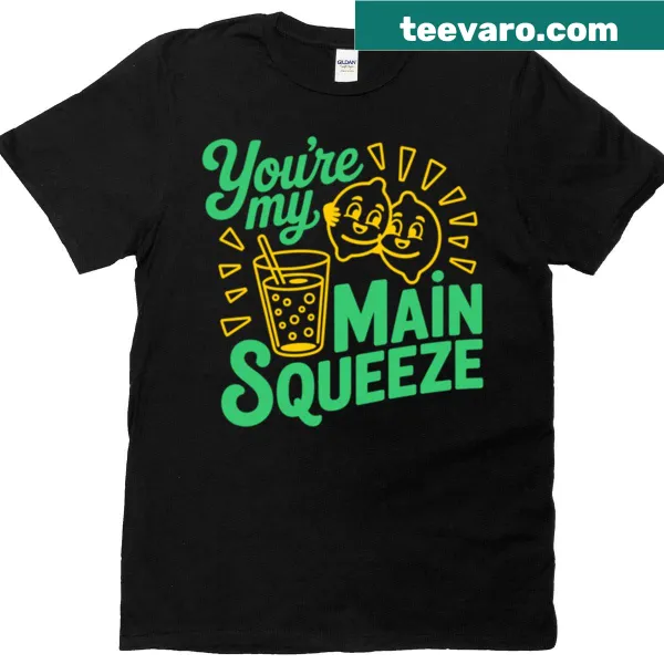 Playful lemonade-themed t-shirt with whimsical graphics