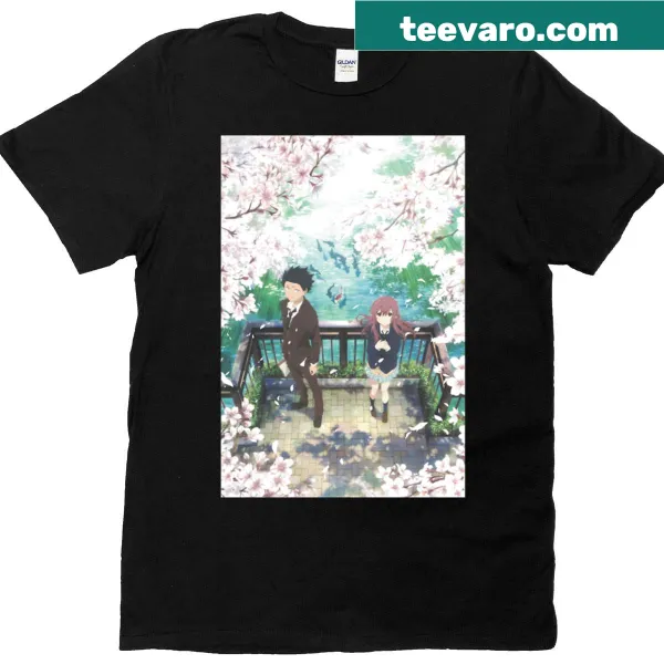 Illustration from A Silent Voice on a stylish t-shirt