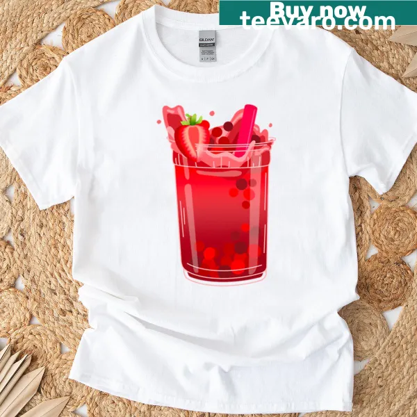Playful Berry Bubbly t-shirt with fun typography