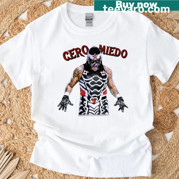 Bold typography Cero Miedo Zero Fear t-shirt design
