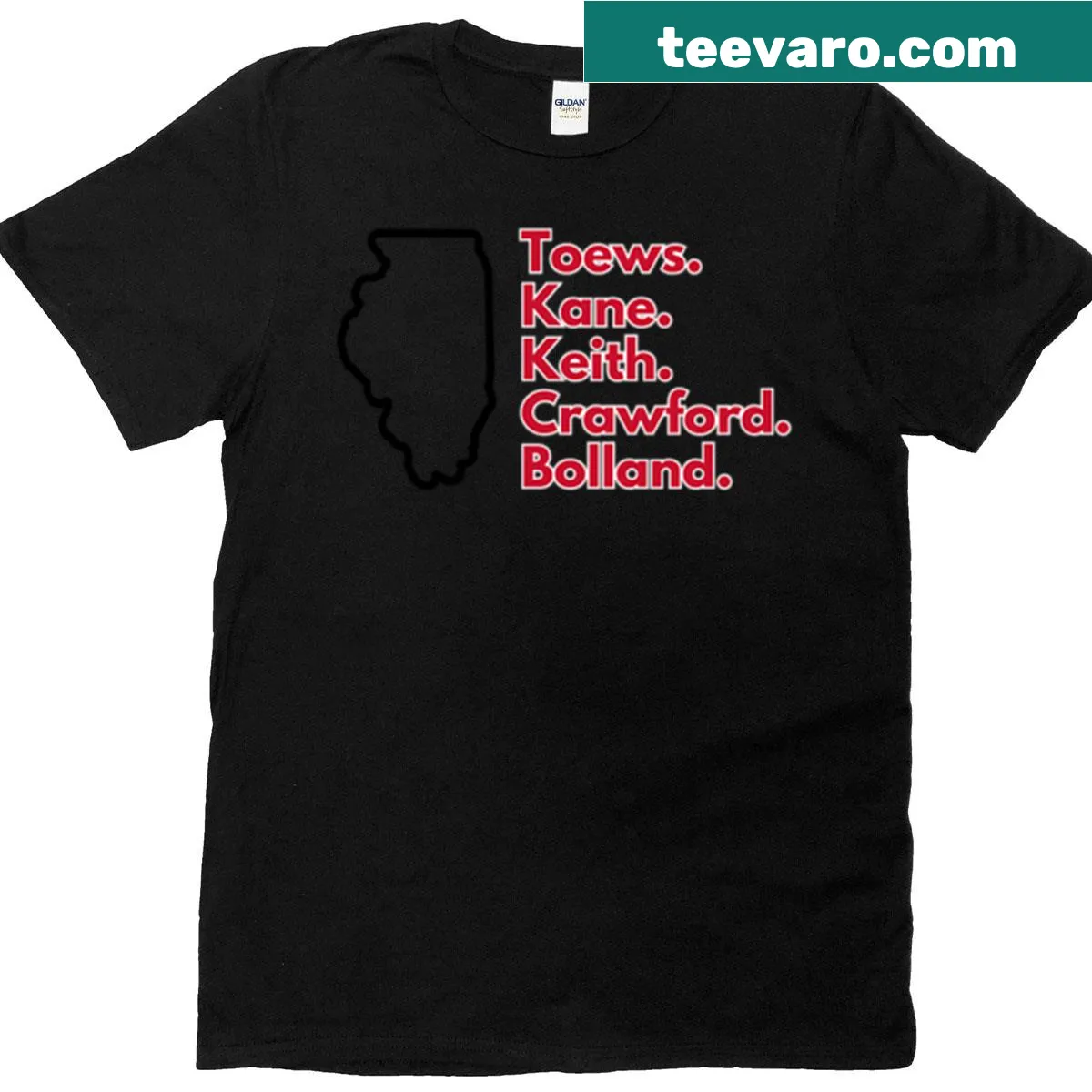 Commemorative Chicago Hockey Legends 2013 Championship T-shirt. — on a men's t-shirt