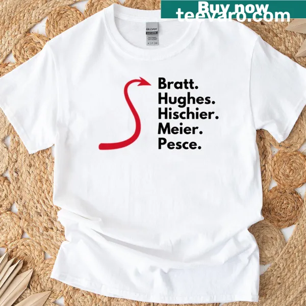 Bold graphic t-shirt featuring Devils Hockey Best Five 2025