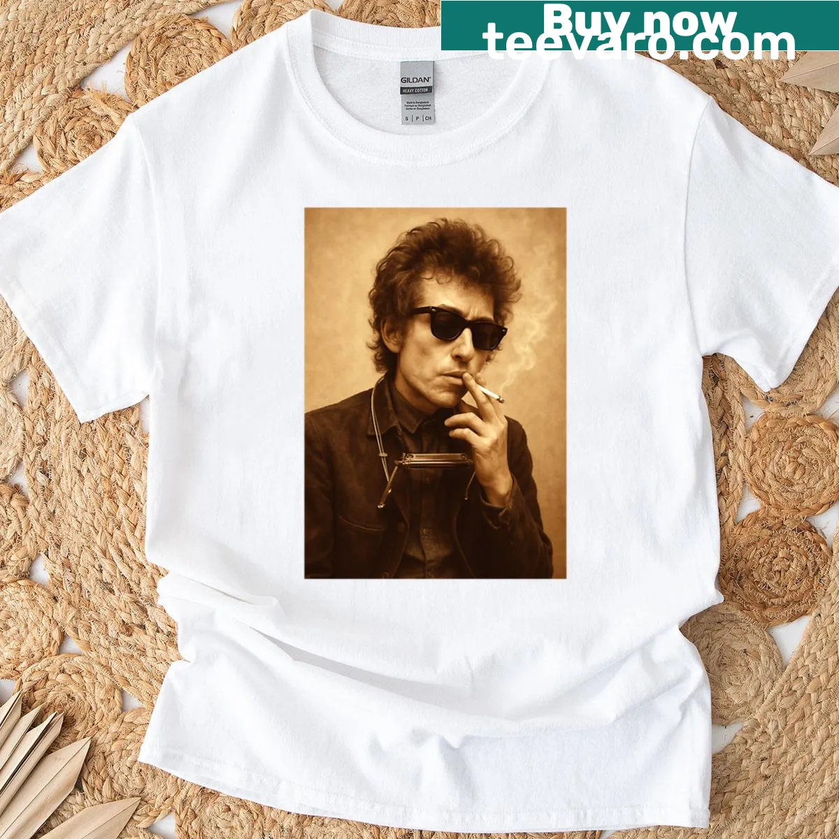 Retro vintage t-shirt with the text 'Dylan Smoke' in distressed style — on a men's t-shirt
