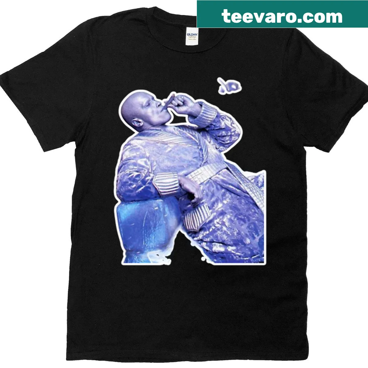 Charming 'Freeze Cigar Relax II' T-shirt featuring a leisure-themed graphic — on a men's t-shirt
