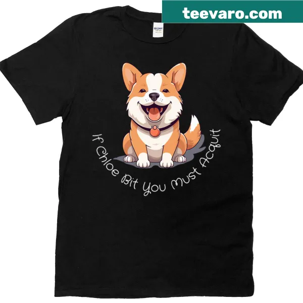 Humorous German Shepherd shirt featuring a cute dog illustration and text