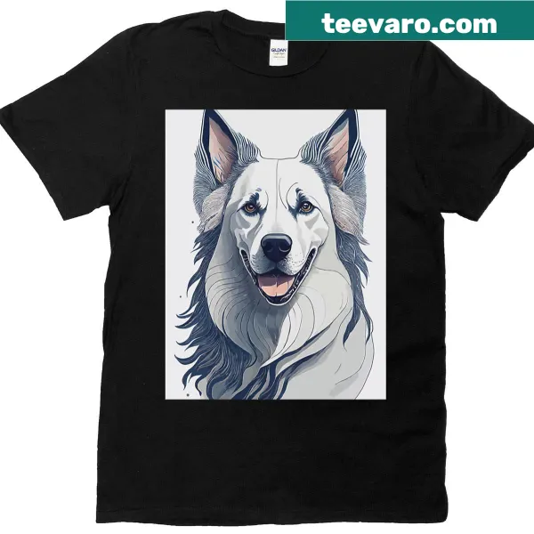 Typography T-shirt honoring dogs as man's best friend