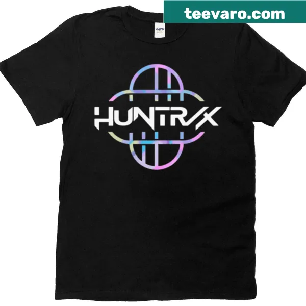 Graphic design featuring K-pop demon hunters on a T-shirt