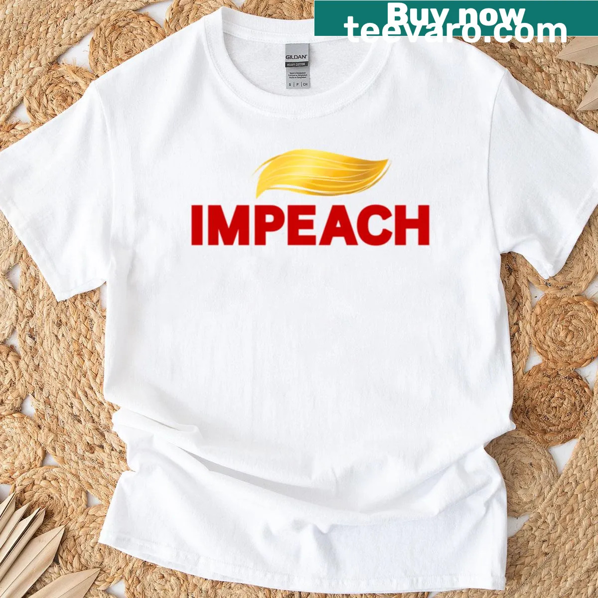 Activist T-shirt with bold political messages, suitable for protests and everyday wear — on a men's t-shirt