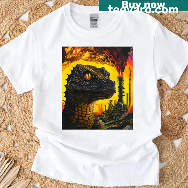Illustrative T-shirt celebrating King Gizzard And The Lizard Wizard