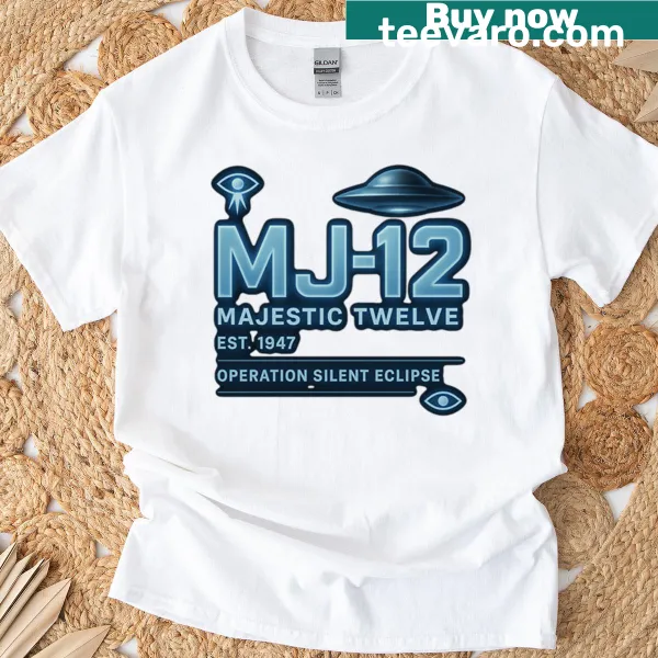 Mj-12 Operation Silent Eclipse graphic T-shirt