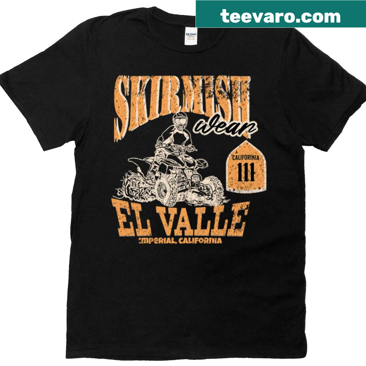 El Valle San Diego cultural pride graphic t-shirt — on a men's t-shirt