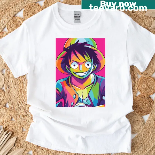 One Piece themed graphic t-shirt