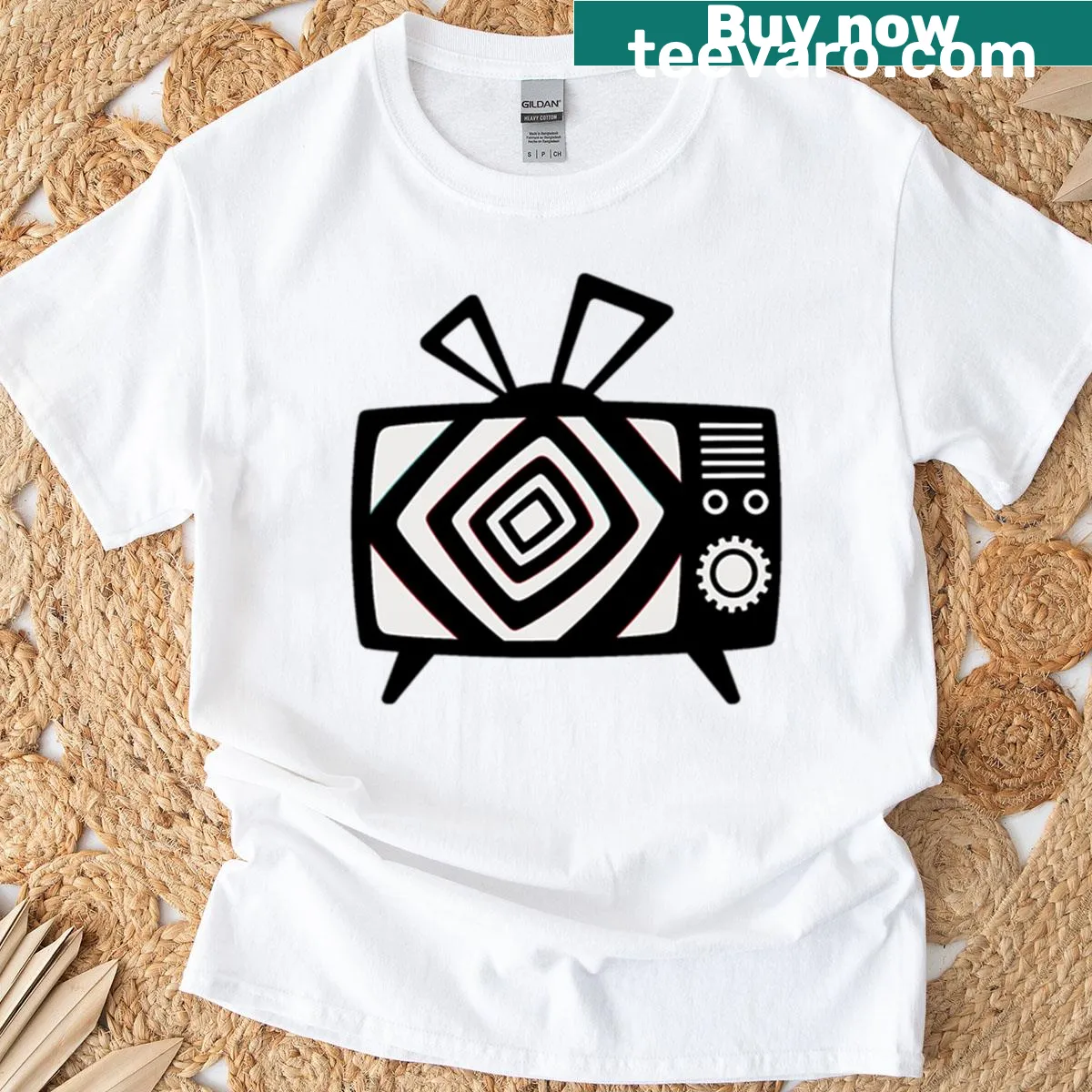 Persona 4 themed T-shirt featuring elements from the game — on a men's t-shirt