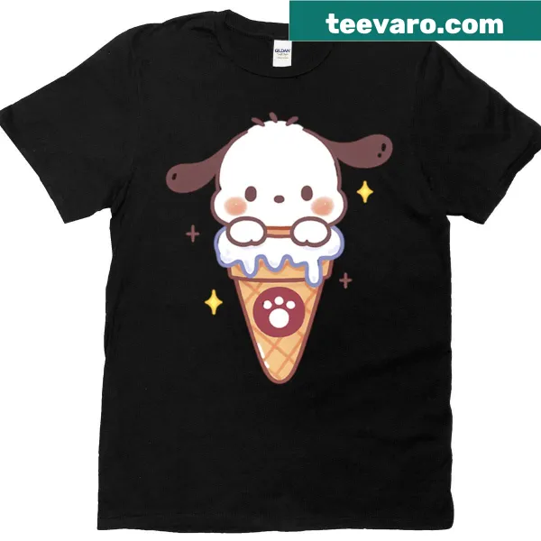 Cartoon graphic of Pochaccos with ice cream