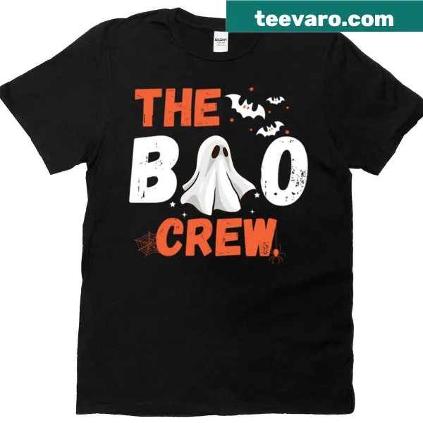 Oversized T-shirt with playful 'Boo Crew' design