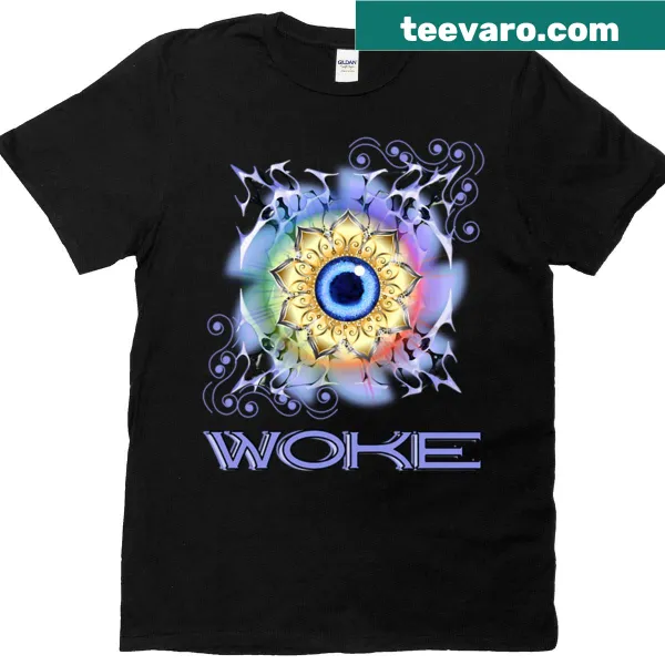 Simple T-shirt with the word 'Woke'