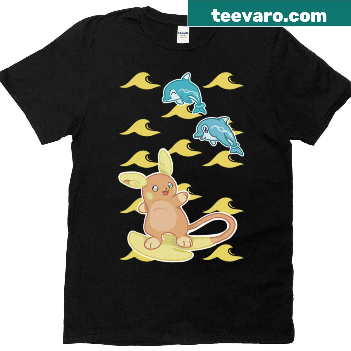 Playful summer-themed graphic on t-shirt — on a men's t-shirt