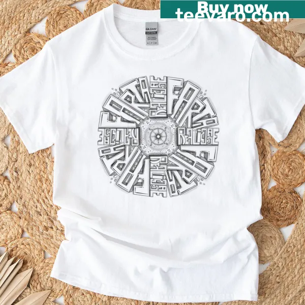 Uplifting T-shirt with 'Abundant Reality' typography design
