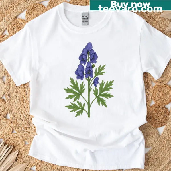 T-shirt featuring Aconite, also known as Wolfsbane
