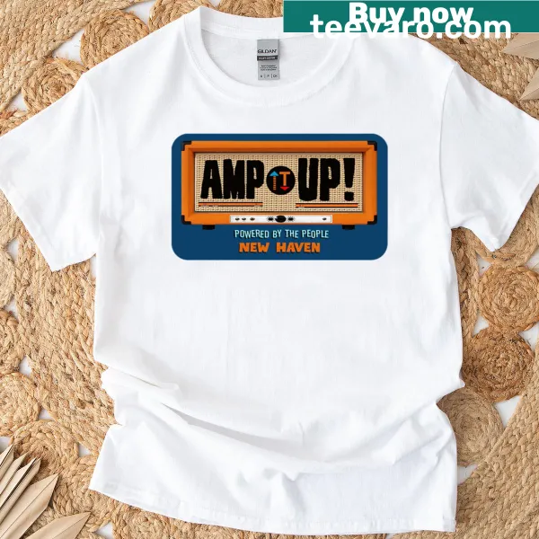 New Haven logo T-shirt supporting local music