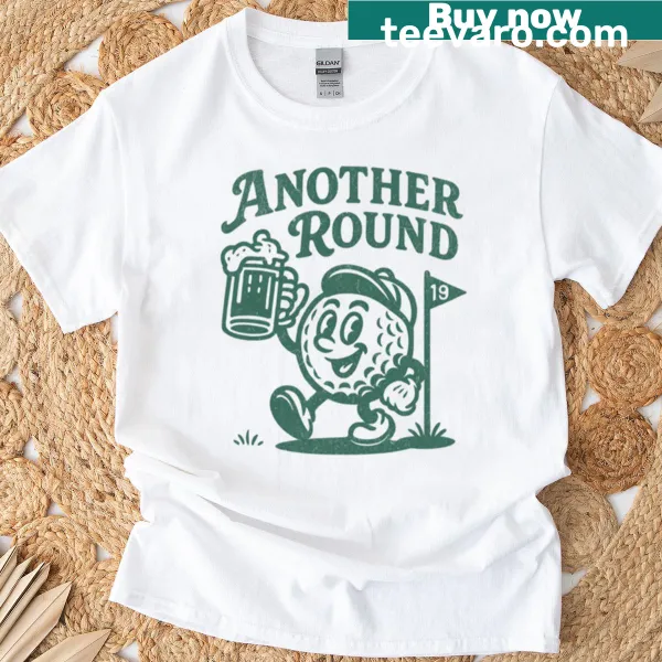 Funny golf and beer vintage t-shirt design