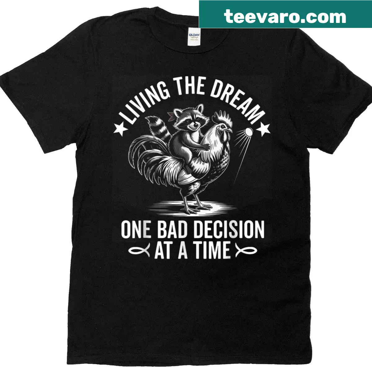 Inspirational T-shirt with 'At A Time' text — on a men's t-shirt