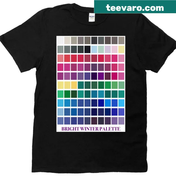 Winter-themed abstract design t-shirt celebrating seasonality