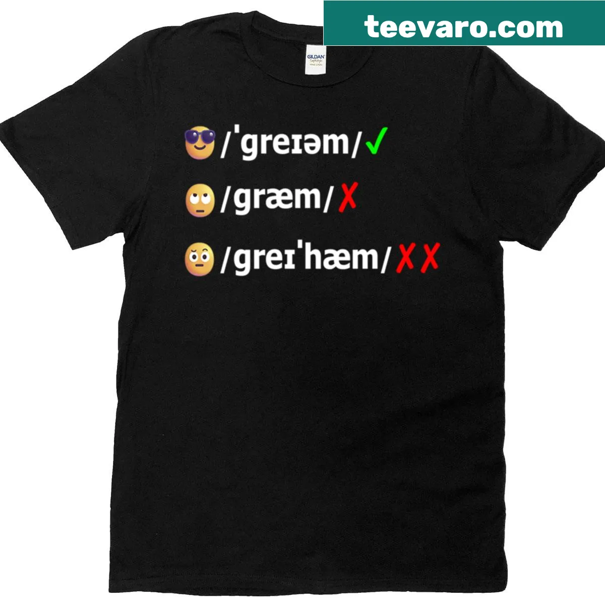 Stylish t-shirt featuring phonemic notation in a minimalist design — on a men's t-shirt