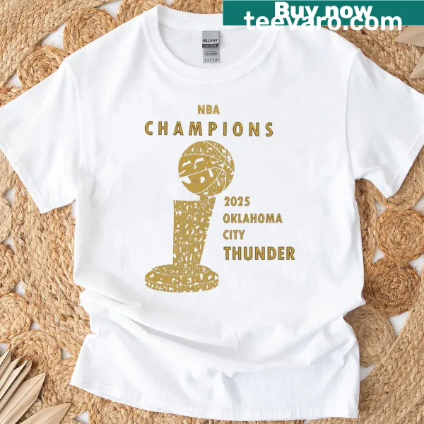 Oklahoma City Thunder logo on a bold sports shirt