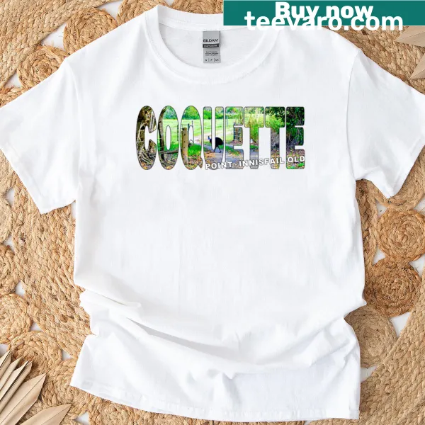 Illustration of Coquette Point cassowary graphic t-shirt