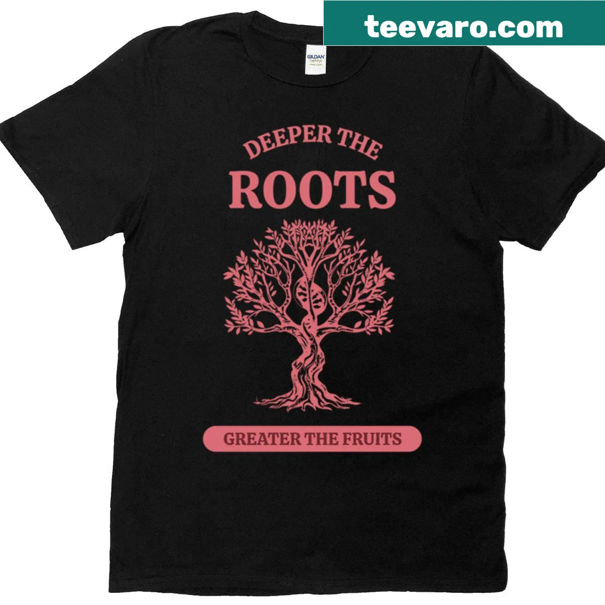 Inspirational typography of faith message on a t-shirt — on a men's t-shirt